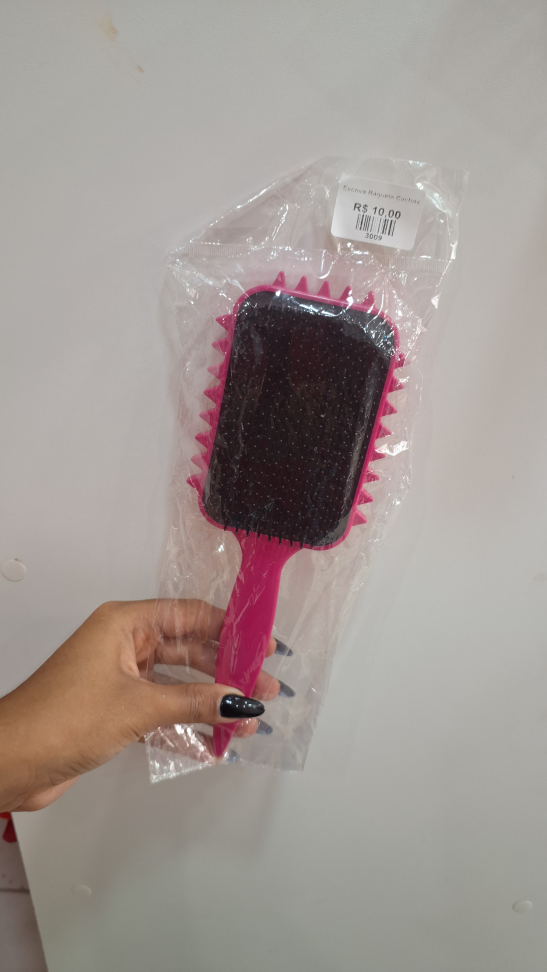 Escova Raquete Cachos