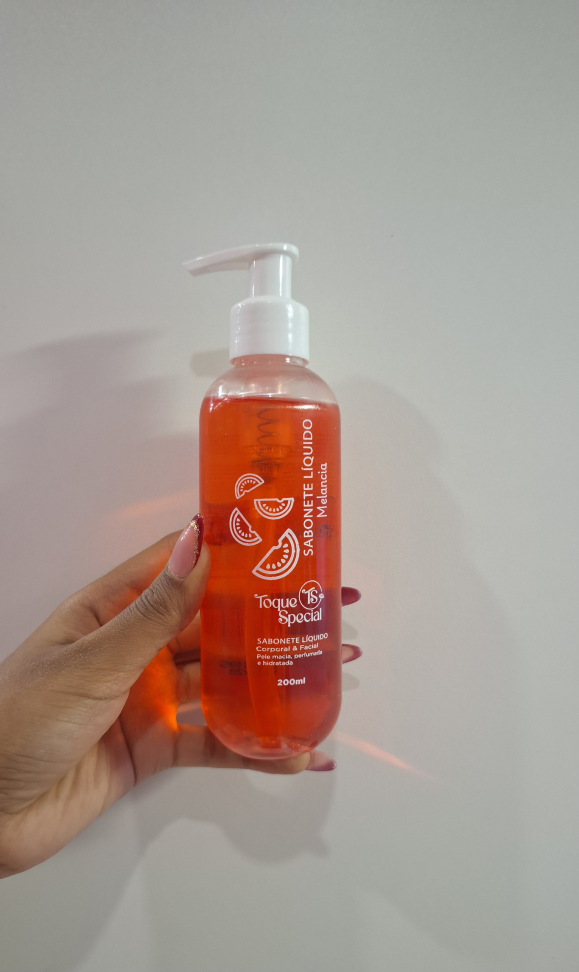 Sabonete Liquido  corporal e facial Melancia Toque Special