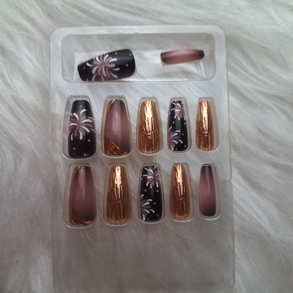 Unhas Postiças Decoradas c/12 unhas - #2