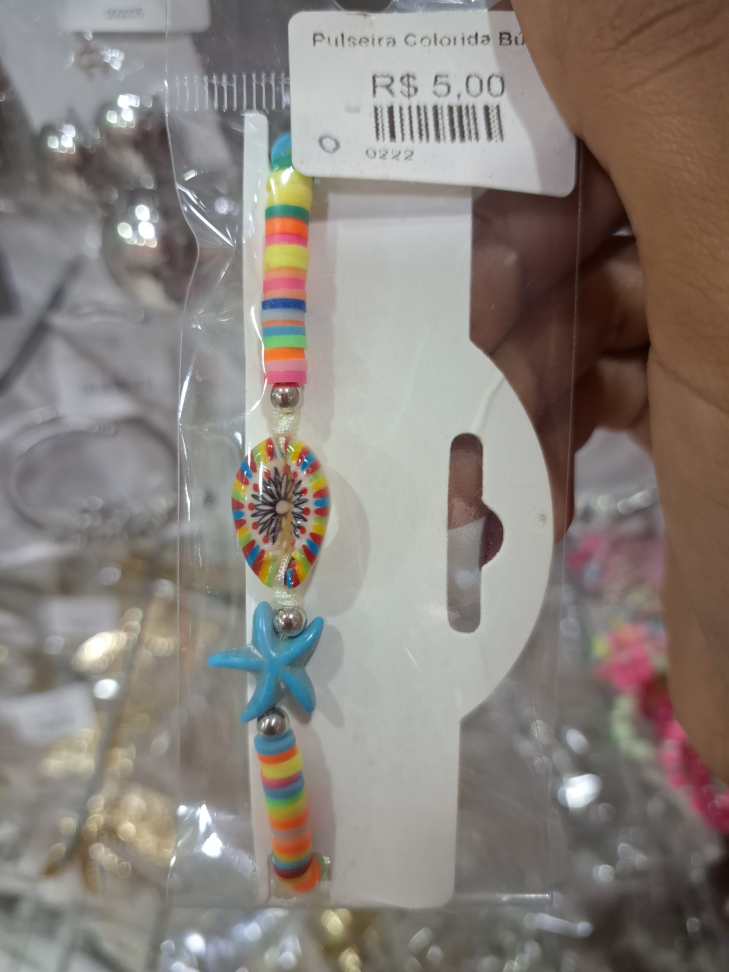 Pulseira Colorida Búzio