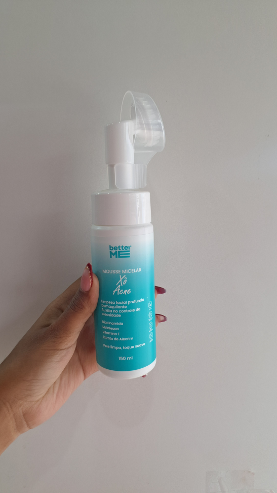 Mousse micelar xô acne Better Me