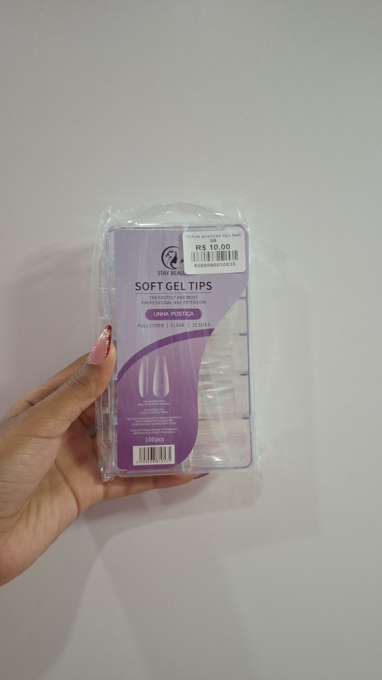 Unhas postiças tips bailarinas Stay Beauty
