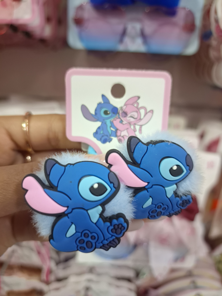 Par de Xuxinhas Pompom Stitch