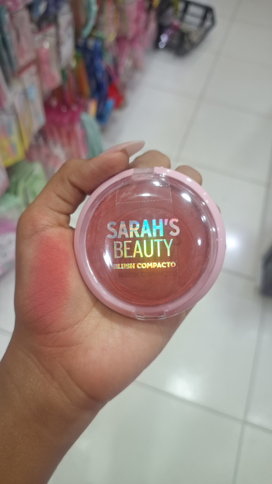 Blush Compacto Sarah's Beauty - Cor 3