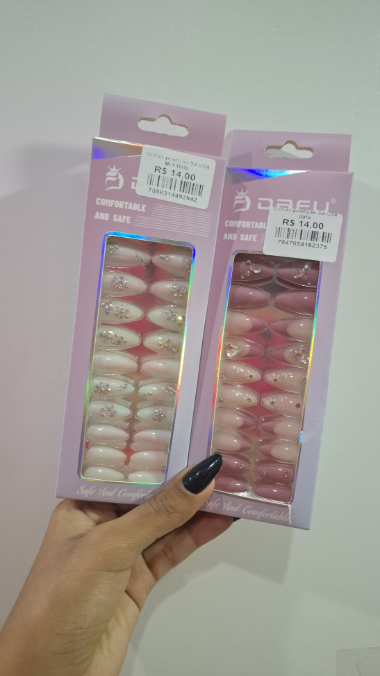 Unhas Postiças 3d c/24