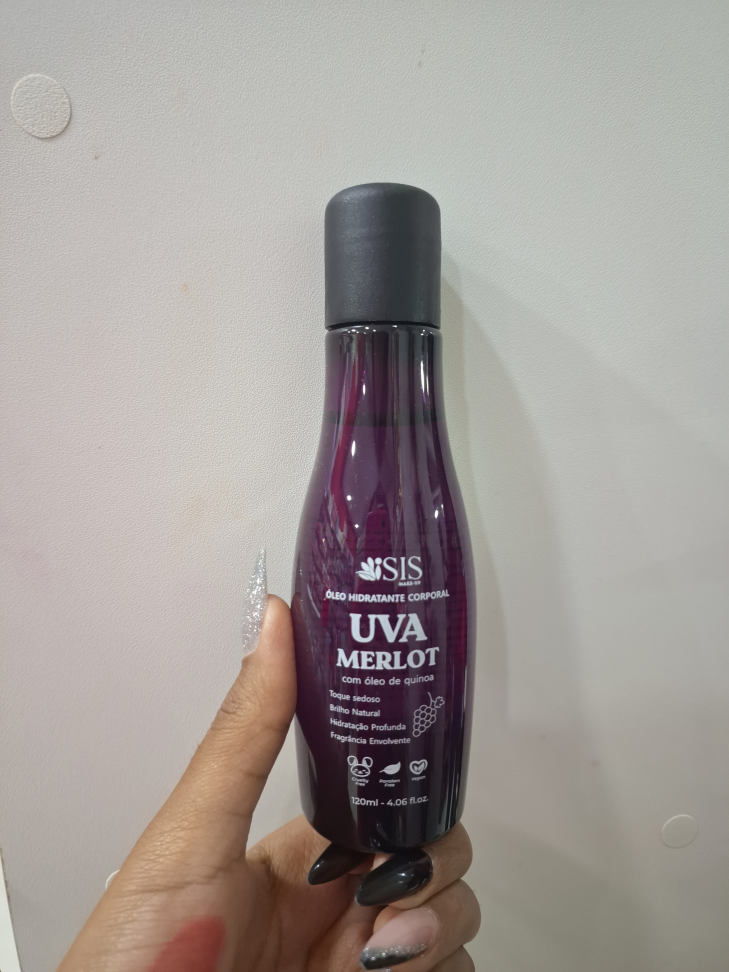 Óleo Corporal Isis Makeup - Uva Merlot
