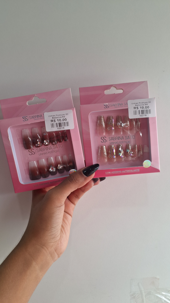 Unhas Postiças 3D Bailarina Sabrina Satto