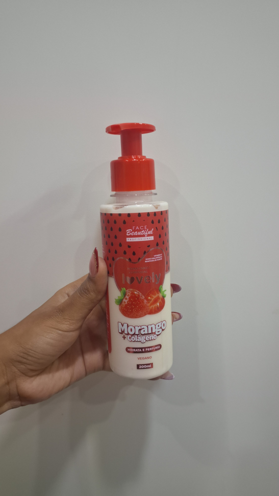 Hidratante corporal morango Lovely