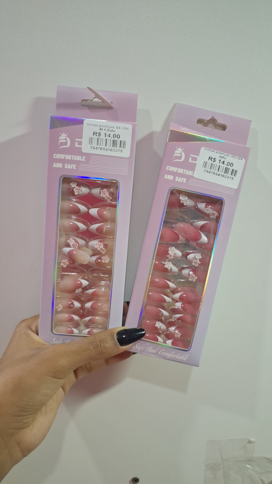 Unhas Postiças 3d c/24
