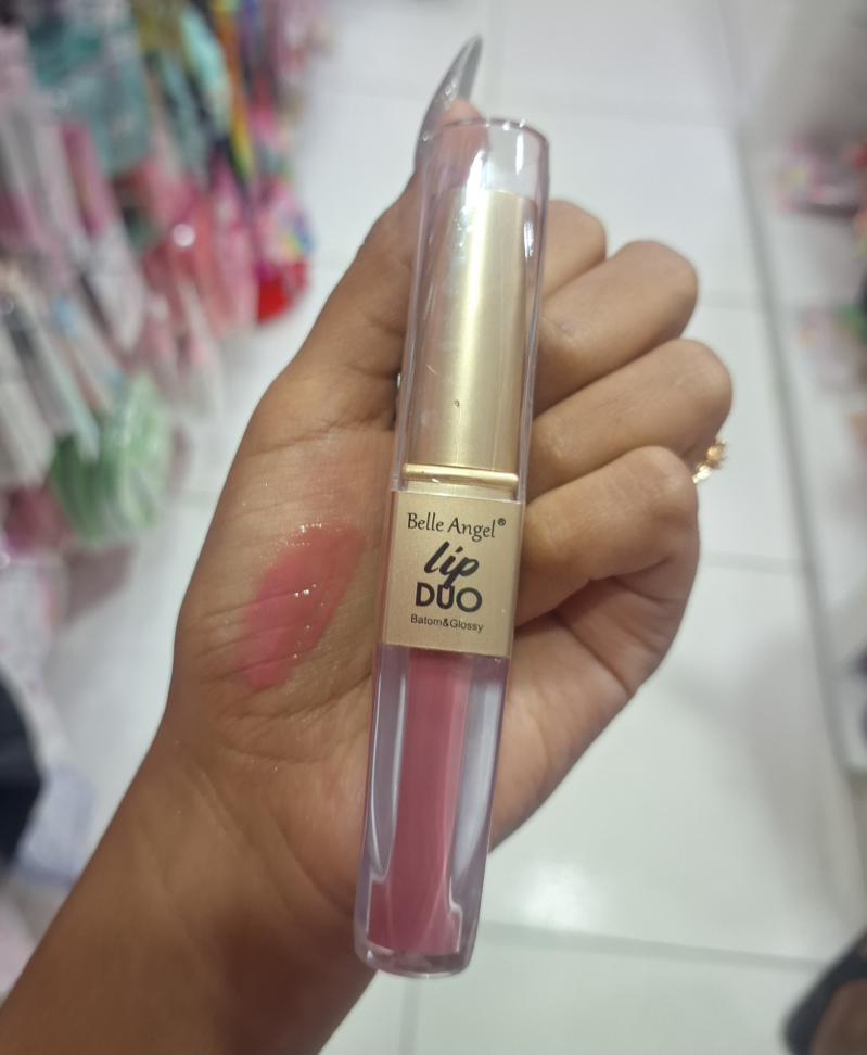 Lip Duo Batom e Batom liquido Belle Angel - Cor 3