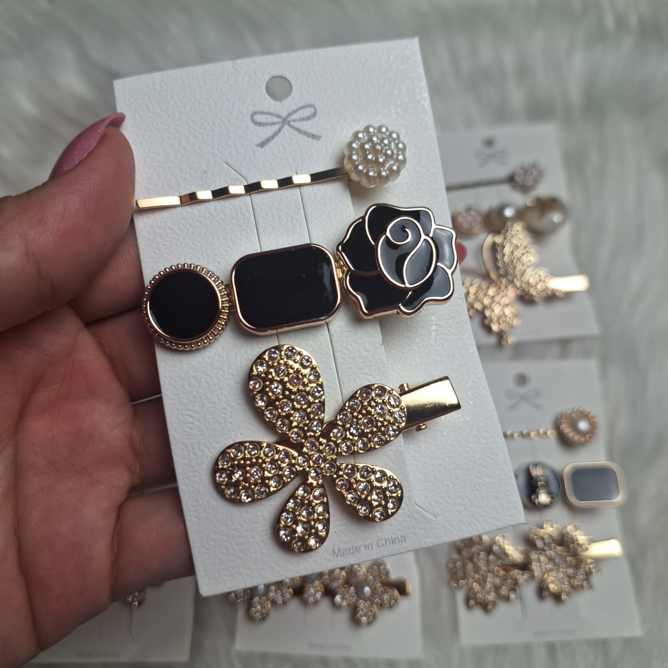 Cartela com 3 Presilhas - #7