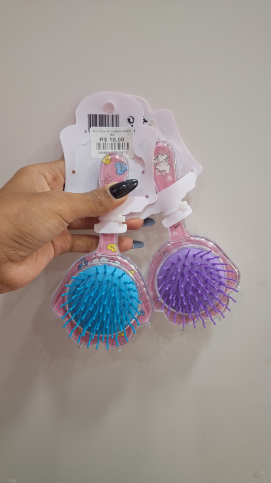 Escova de cabelo Hello Kit
