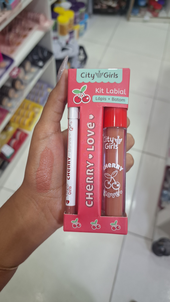 Kit Labial Lápis + Batom - Cor 1