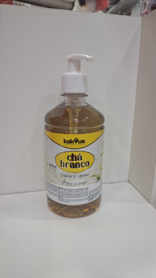 Sabonete Liquido Mãos e Corpo Chá Branco Kakitus