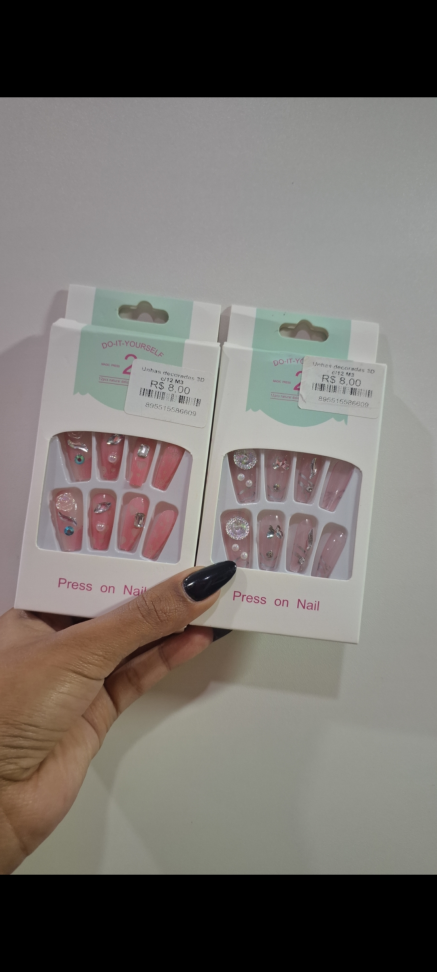 Unhas Decoradas 3D C/12 M3