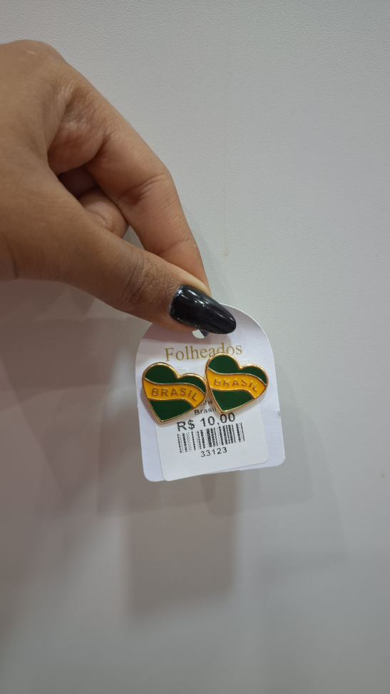 Brinco Folheado do Brasil