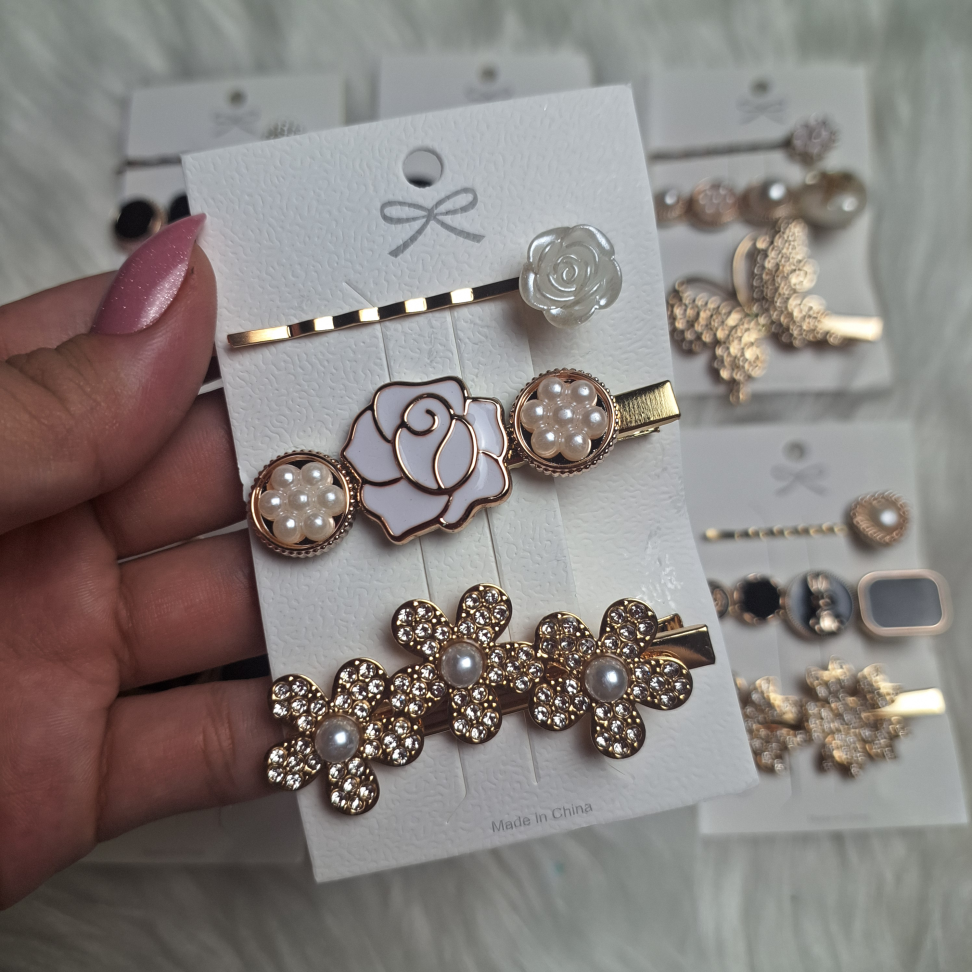 Cartela com 3 Presilhas - #6