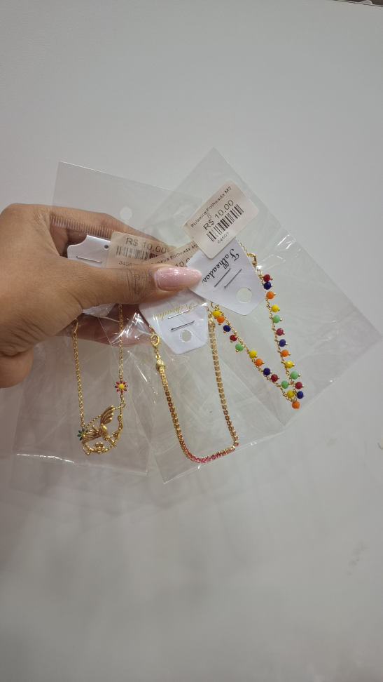 Pulseiras Folheadas