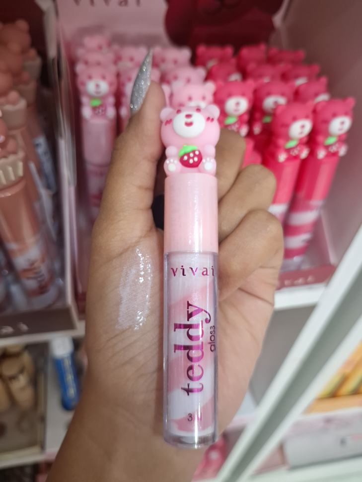 Lip Gloss Teddy VIVAI - Cor 01