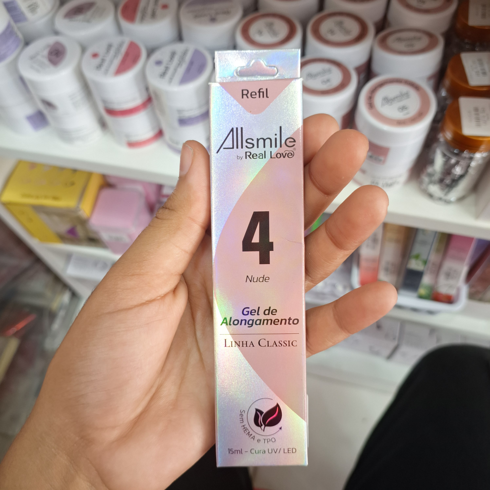 Gel de Alongamento Allsmile Real Love 4 Nude