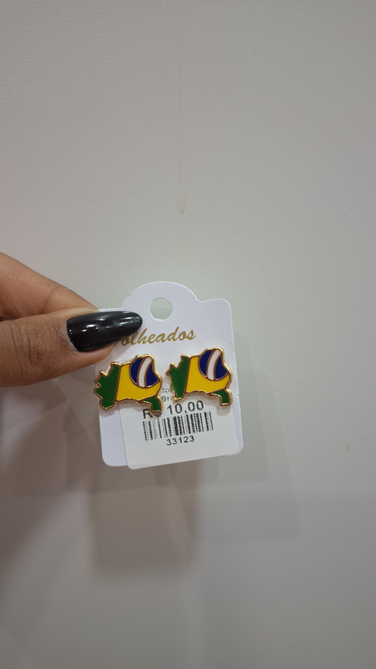 Brinco Folheado do Brasil