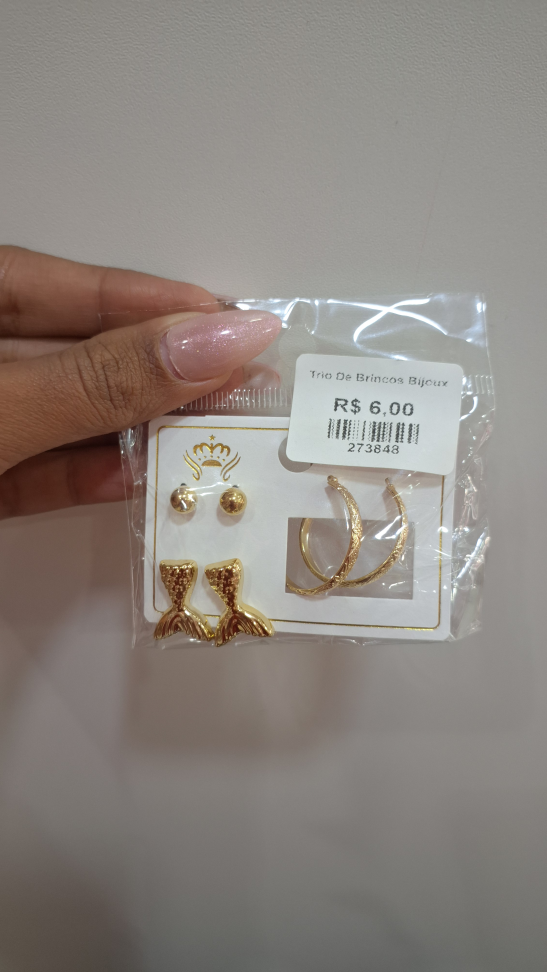 Trio de brincos bijoux - #3