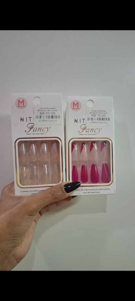 Unhas Postiças Bailarina Decorada
