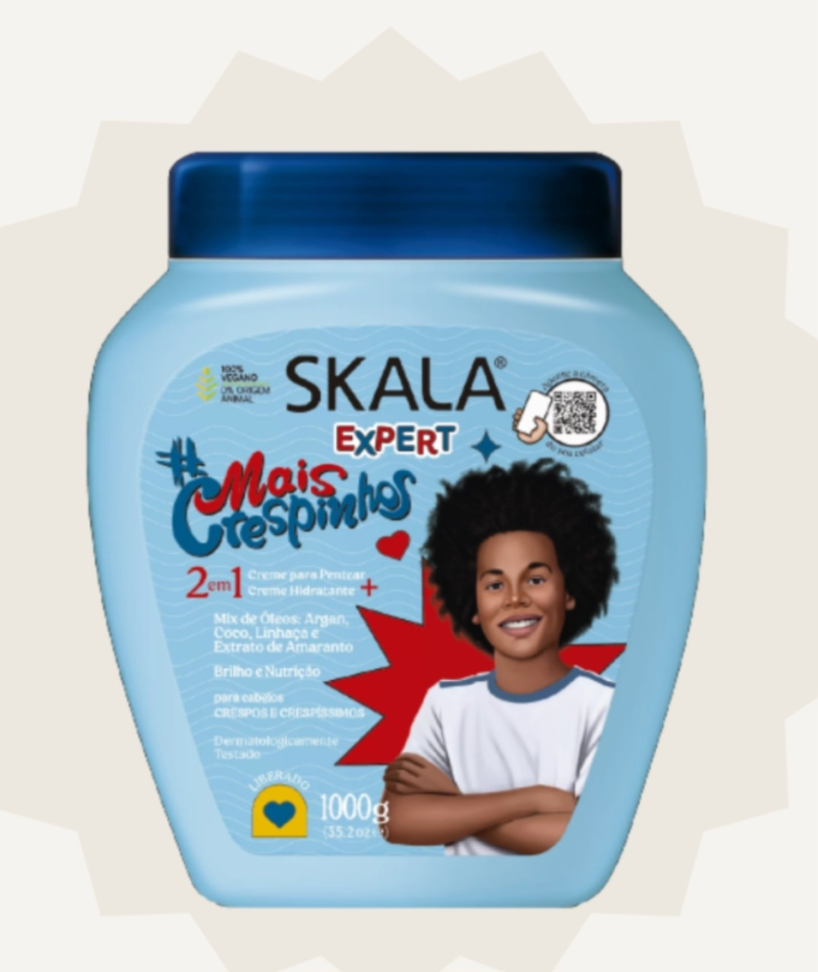 Skala 2 em 1 mais crespinhos 1kg