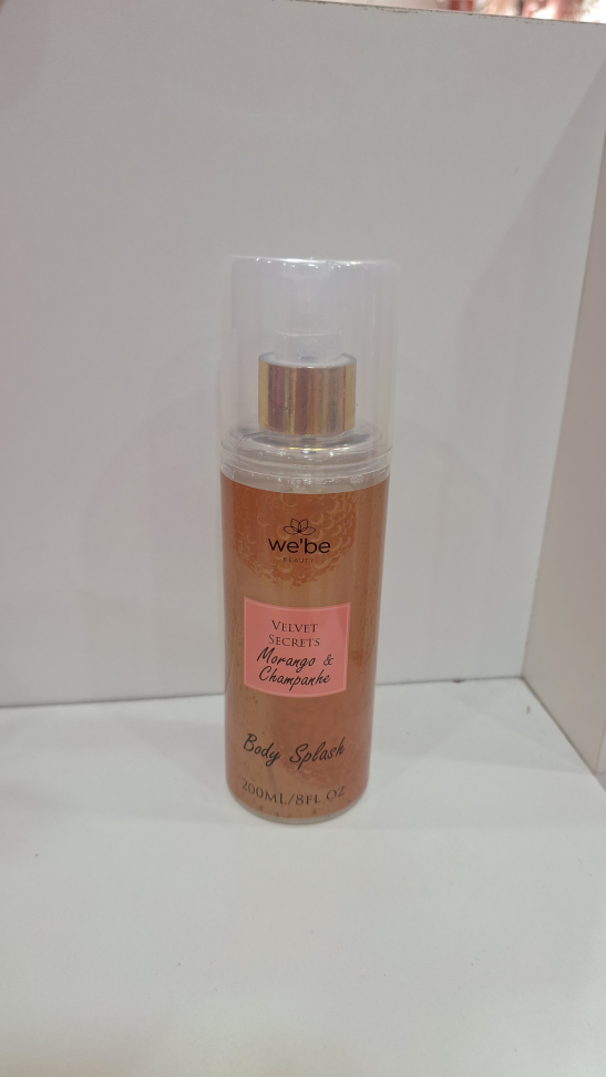 Body Splash Morango & Champanhe We'Be