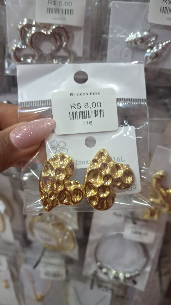 Brincos Inox - #3