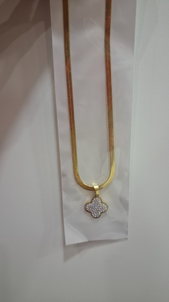 Colar Inox Dourado Lux