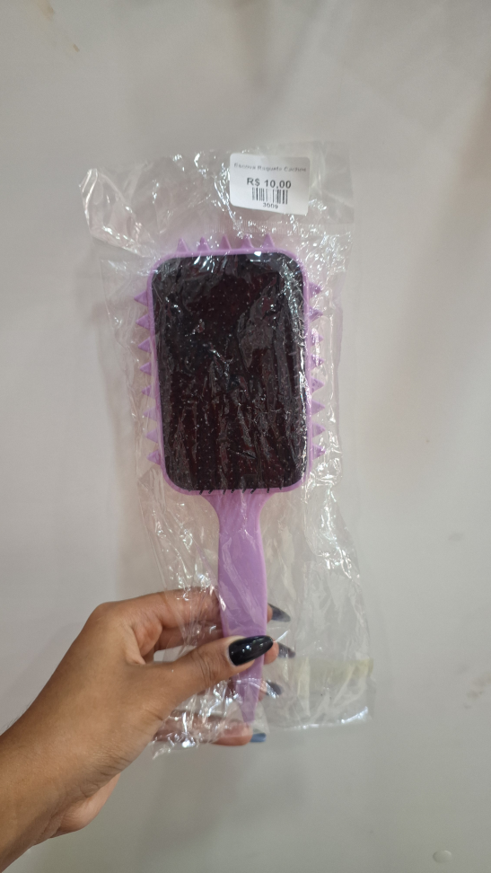 Escova Raquete Cachos