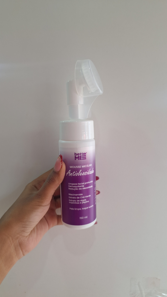 Mousse micelar Antioleosidade Better Me