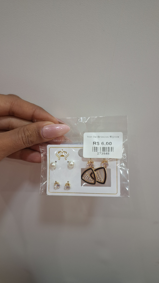 Trio de brincos bijoux - #3