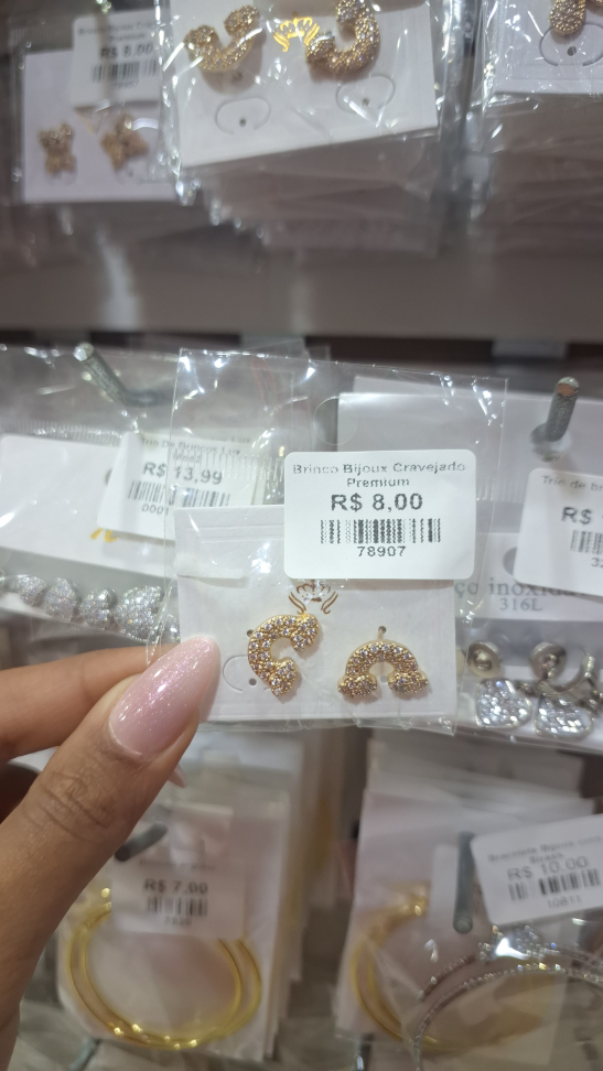 Brinco Bijoux Cravejado Premium - #3