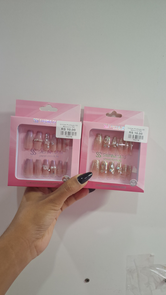 Unhas Postiças 3D Bailarina Sabrina Satto