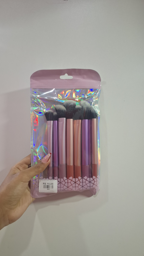 Kit pincéis com 8 unidades