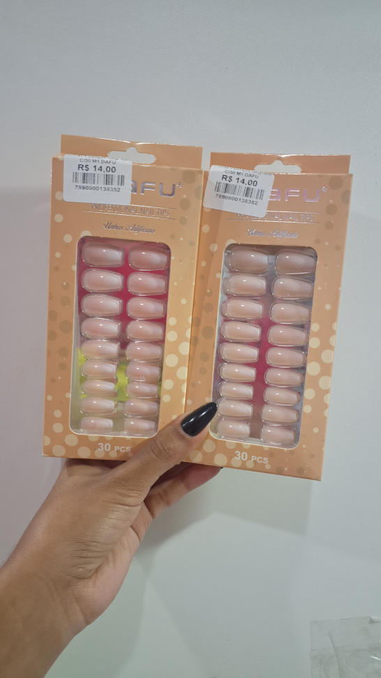 Unhas Postiças Degradê C/30 M1 Dafu