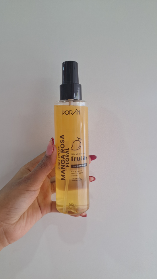 Body splash manga rosa floral porán 160ml