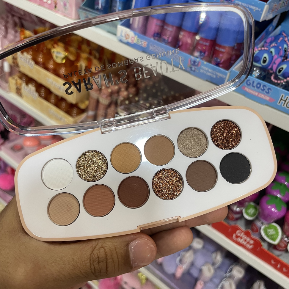 Paleta Sombras Genuine c/12 cores SARAH'S BEAUTY - Tipo A - #2