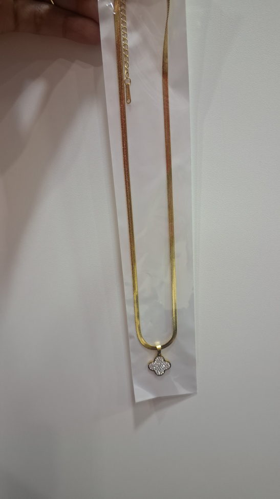 Colar Inox Dourado Lux
