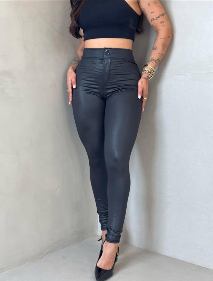 Calça cirre flanelada 374