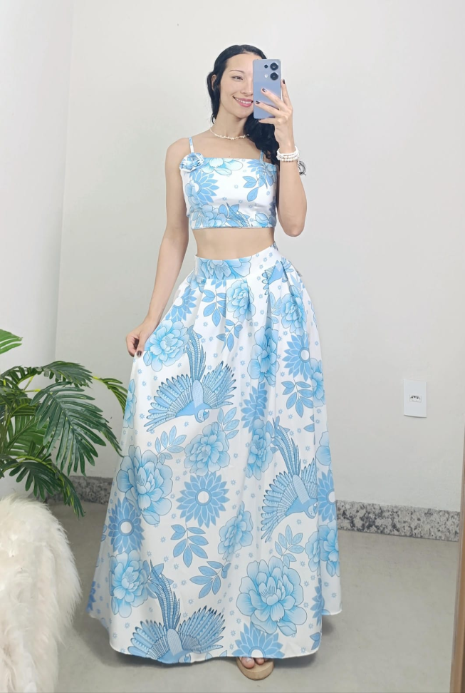 Conjunto saia longa 952 - #5