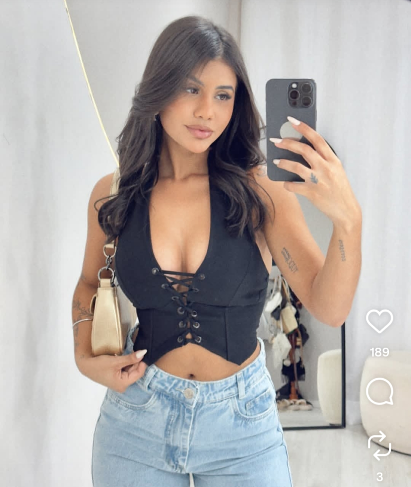 Cropped neoprene 398