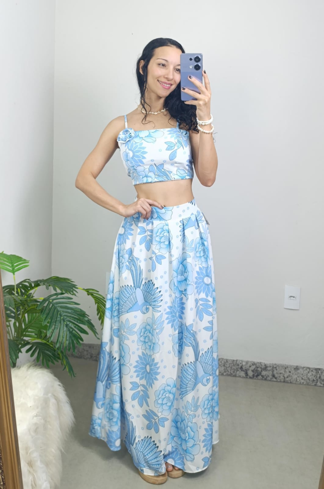 Conjunto saia longa 952 - #4