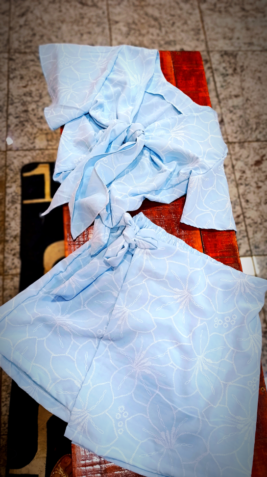 Conjunto short saia e blusa amarração 20001384 - #4