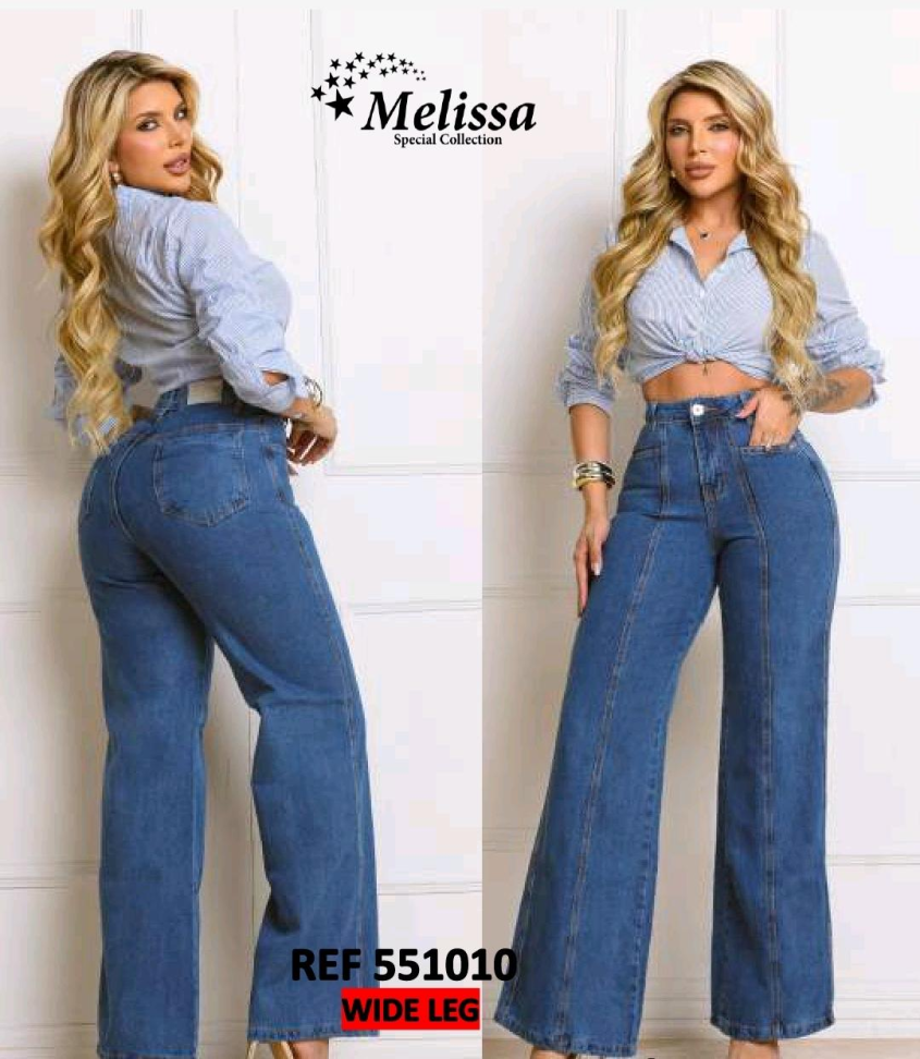 calça jeans wide leg 314