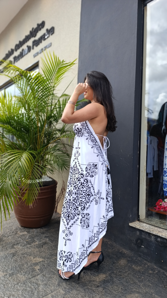 Vestido indiano assimétrico 20001381 - #4