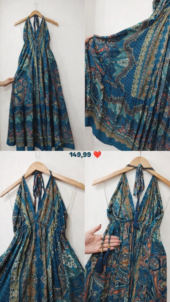 Vestido indiano longo 20001452 - #3