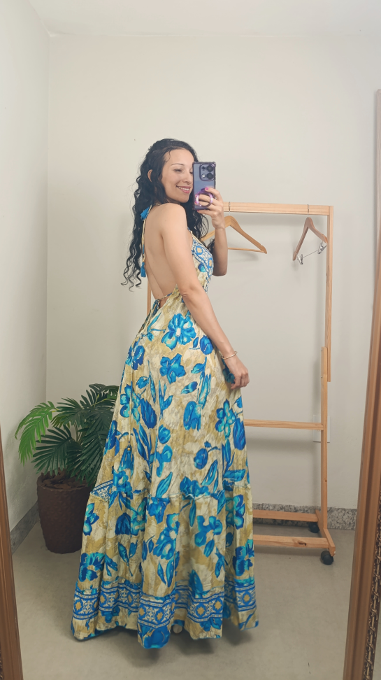 Vestido indiano longo  859 - #7